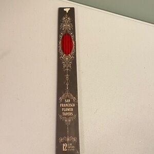 Vintage San Francisco Flower Tapers - Red